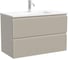 Тумба подвесная Sancos Snob R 790х390х500, c двумя ящиками оснащенными доводчиками, Beige Soft SNR80/39CE 1