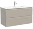Тумба подвесная Sancos Snob R 890х390х500, c двумя ящиками оснащенными доводчиками, Beige Soft SNR90/39CE 1