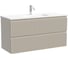 Тумба подвесная Sancos Snob R 995х390х500, c двумя ящиками оснащенными доводчиками, Beige Soft SNR100/39CE 1