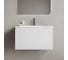 Тумба подвесная Sancos Snob R 1.0, 690×445×406 мм, с одним ящиком с доводчиками, Bianco SNR1.070W 1