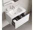 Тумба подвесная Sancos Snob R 1.0, 690×445×406 мм, с одним ящиком с доводчиками, Bianco SNR1.070W 3