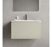 Тумба подвесная Sancos Snob R 1.0, 690×445×406 мм, с одним ящиком с доводчиками, Beige Soft SNR1.070CE