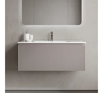 Тумба подвесная Sancos Snob R 1.0, 995×445×406 мм, с одним ящиком с доводчиками, Doha Soft SNR1.0100SM