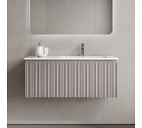 Тумба подвесная Sancos Snob R 1.0, 995×445×406 мм, с одним ящиком с доводчиками, Doha Soft SNR1.0100RSM