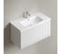 Тумба подвесная Sancos Snob R 1.0, 890×445×406 мм, с одним ящиком с доводчиками, Bianco SNR1.090W 3