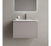 Тумба подвесная Sancos Snob R 1.0, 590×445×406 мм, с одним ящиком с доводчиками, Doha Soft SNR1.060SM