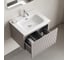 Тумба подвесная Sancos Snob R 1.0, 590×445×406 мм, с одним ящиком с доводчиками, Doha Soft SNR1.060SM 4