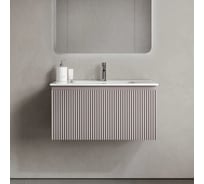 Тумба подвесная Sancos Snob R 1.0, 790×445×406 мм, с одним ящиком с доводчиками, Doha Soft SNR1.080SM