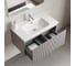 Тумба подвесная Sancos Snob R 1.0, 790×445×406 мм, с одним ящиком с доводчиками, Doha Soft SNR1.080SM 3