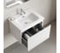 Тумба подвесная Sancos Snob R 1.0, 590×445×406 мм, с одним ящиком с доводчиками, Bianco SNR1.060W 4
