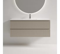 Тумба подвесная Sancos Snob R, 1195×390×500 мм, с двумя ящиками с доводчиками, Beige Soft SNR120/39CE