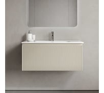 Тумба подвесная Sancos Snob R 1.0, 890×445×406 мм, с одним ящиком с доводчиками, Beige Soft SNR1.090CE