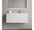 Тумба подвесная Sancos Snob R 1.0, 995×445×406 мм, с одним ящиком с доводчиками, Bianco SNR1.0100RW 1