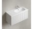 Тумба подвесная Sancos Snob R 1.0, 995×445×406 мм, с одним ящиком с доводчиками, Bianco SNR1.0100RW 2