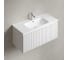 Тумба подвесная Sancos Snob R 1.0, 995×445×406 мм, с одним ящиком с доводчиками, Bianco SNR1.0100W 2