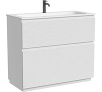 Тумба напольная SANCOS Folk Floor 995х445х850, c двумя ящиками оснащенными доводчиками, Bianco, арт. FL100FW