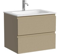 Тумба подвесная SANCOS Folk 590х445х500, c двумя ящиками оснащенными доводчиками, Капучино, арт. FL60CP