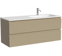 Тумба подвесная SANCOS Folk правая 1190х445х500, c двумя ящиками оснащенными доводчиками, Капучино, арт. FL120RCP