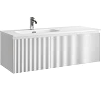 Тумба подвесная SANCOS Snob R 1.0 1195х445х406, c одним ящиком оснащенным доводчиками, Bianco, арт. SNR1.0120LW