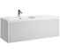 Тумба подвесная SANCOS Snob R 1.0 1195х445х406, c одним ящиком оснащенным доводчиками, Bianco, арт. SNR1.0120LW 1