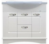 Тумба Misty Эльбрус - 90 белая эмаль П-Эль01090-011