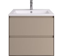 Тумба под раковину AQUATON Люмин 60 орех франклин/капучино 1A293901A5OK0