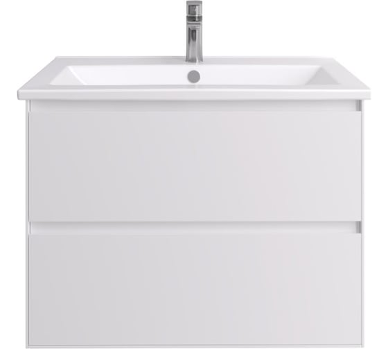 Тумба под раковину AQUATON Люмин 75 белый матовый 1A294001A52B0 1