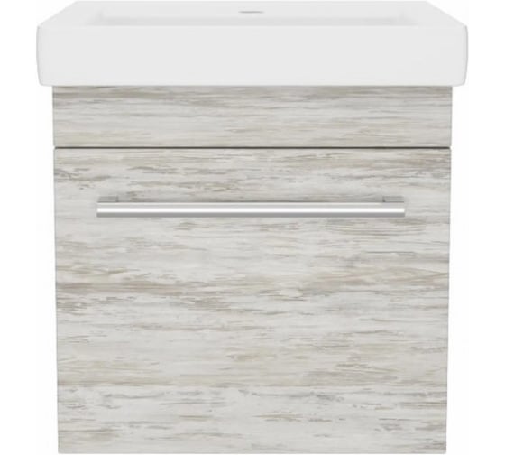 Тумба под раковину AQUATON Поль 50 артвуд темный 1A263701PF3A0 1