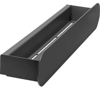 Полка для ванной комнаты GreenWeen OMEGA 500 мм, черная GW-OMEGA-500-B