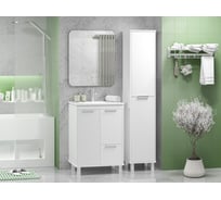 Пенал универсальный Brevita RISACCA White -35, эмаль (Риссака белый матовый) RIS-05035-014П