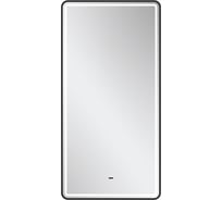 Зеркало EQUIL Stoune 500х900, с подсветкой, черный, zkSTOUNE50-15