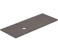 Столешница EQUIL Smile 120 на тумбу, лен антрацит/графит, раковина слева (78531), stSMILE120.L-07