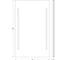 Зеркало с 2-мя встроенными LED-светильниками EVOFORM 14,5 W (60х100 cm) BY 2123 2