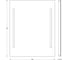 Зеркало с 2-мя встроенными LED-светильниками EVOFORM 10,5 W (60x75 cm, ИК-выключатель) BY 2315 4