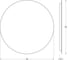 Зеркало EVOFORM с LED-подсветкой 18 W, 70 см, без выключателя, нейтральный белый свет BY 2544 3