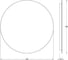 Зеркало EVOFORM с LED-подсветкой 15 W, 60 см, без выключателя, теплый белый свет BY 2553 3