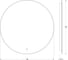 Зеркало EVOFORM с LED-подсветкой 18 W, 70 см, сенсорный выключатель, теплый белый свет BY 2654 3
