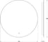 Зеркало EVOFORM с LED-подсветкой 15 W, 60 см, сенсорный выключатель, теплый белый свет BY 2653 3