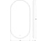 Зеркало EVOFORM с контурной LED подсветкой 21,5 W (50х100 см, сенсорный выключатель, нейтральный белый свет BY 2687 2