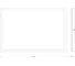 Зеркало со встроенным LED-светильником EVOFORM 35,5 W (120х80 см) (Без выключателя) BY 2138 3