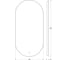 Зеркало с контурной LED подсветкой EVOFORM 26,5 W (60х120 cm) (Сенсорный выключатель) (Нейтральный белый свет) BY 2688 6