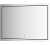 Зеркало со встроенным LED-светильником EVOFORM 29,5 W (100х70 см) (Сенсорный выключатель) BY 2437