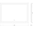 Зеркало со встроенным LED-светильником EVOFORM 29,5 W (100х70 см) (Сенсорный выключатель) BY 2437 3