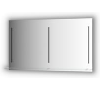 Зеркало с полочкой EVOFORM 130 см с 3-мя встроенными LED-светильниками 16,5 W (130x75 см) BY 2169