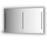 Зеркало с полочкой EVOFORM 130 см с 3-мя встроенными LED-светильниками 16,5 W (130x75 см) BY 2169 1