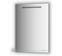 Зеркало с полочкой EVOFORM 55 см со встроенным LED-светильником 3,5 W (55x75 см) BY 2153