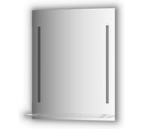 Зеркало с полочкой EVOFORM 60 см с 2-мя встроенными LED-светильниками 11 W (60x75 см) BY 2162