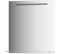 Зеркало с полочкой EVOFORM 70 см со встроенным LED-светильником 5 W (70x75 см) BY 2155