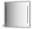 Зеркало с полочкой EVOFORM 80 см с 2-мя встроенными LED-светильниками 11 W (80x75 см) BY 2164 1