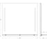 Зеркало с полочкой EVOFORM 80 см с 2-мя встроенными LED-светильниками 11 W (80x75 см) BY 2164 2